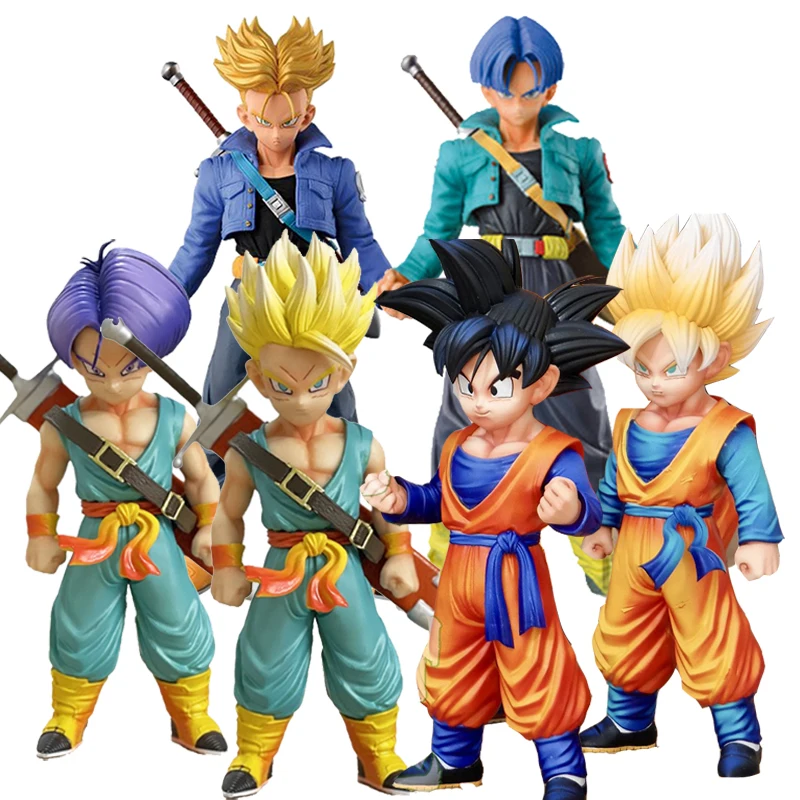 18cm Anime Dragon Ball Figures Infância Troncos Goku Super Saiyan Filho  Goten Pvc Figura Modelo De Ação Bonito Brinquedo Coleção Para O Presente -  Figuras De Ação - AliExpress