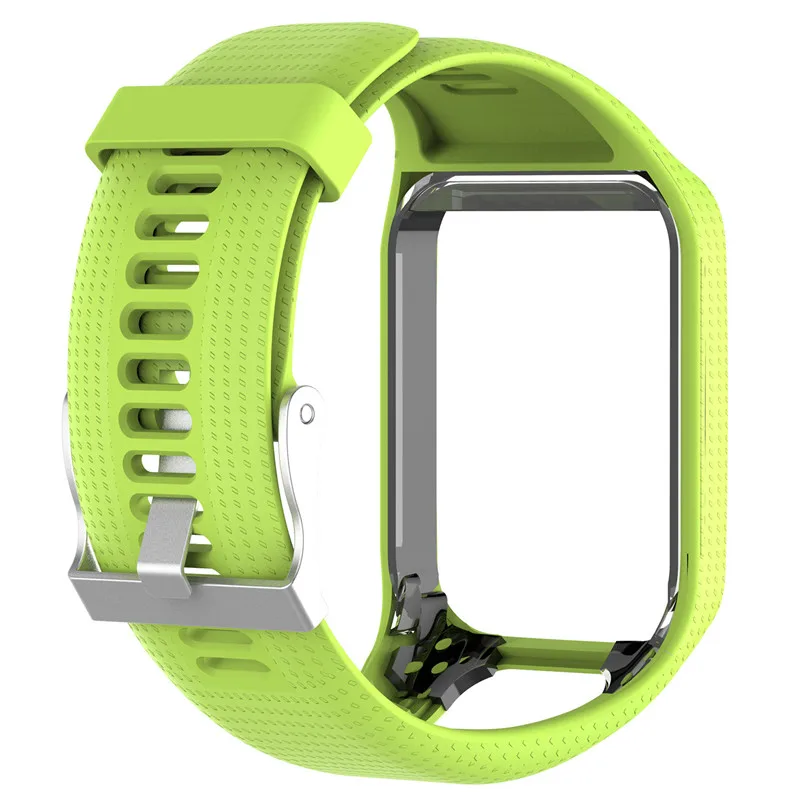 Silicone Replacement Wrist Band Strap For TomTom Spark Runner 2 3 Spark3 Cardio Music GPS Watch Bracelet For Adventunrer Golfer2 