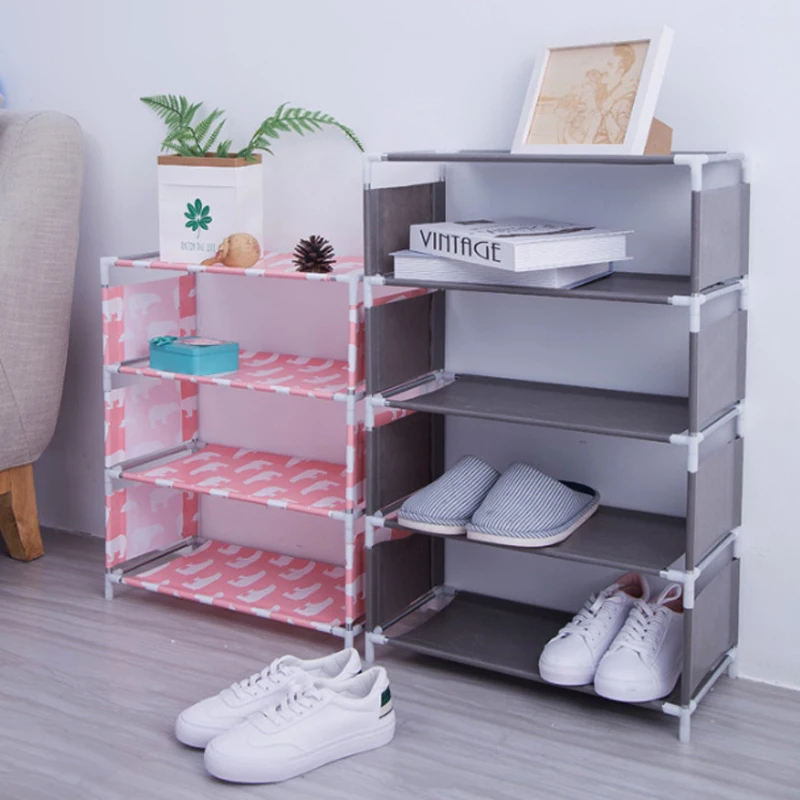 1 Multi-layer Shoe Rack Multi-layer Dust-Proof Shoe Rack Storage and Organization Easy to Assemble Space Saving Design