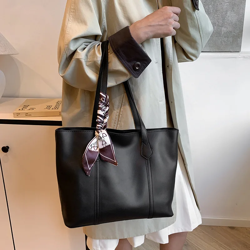 SCOFY FASHION Borse a tracolla in morbida pelle poliuretanica per donne, borse da viaggio, da lavoro, borse a tracolla minimaliste, borse a spalla per