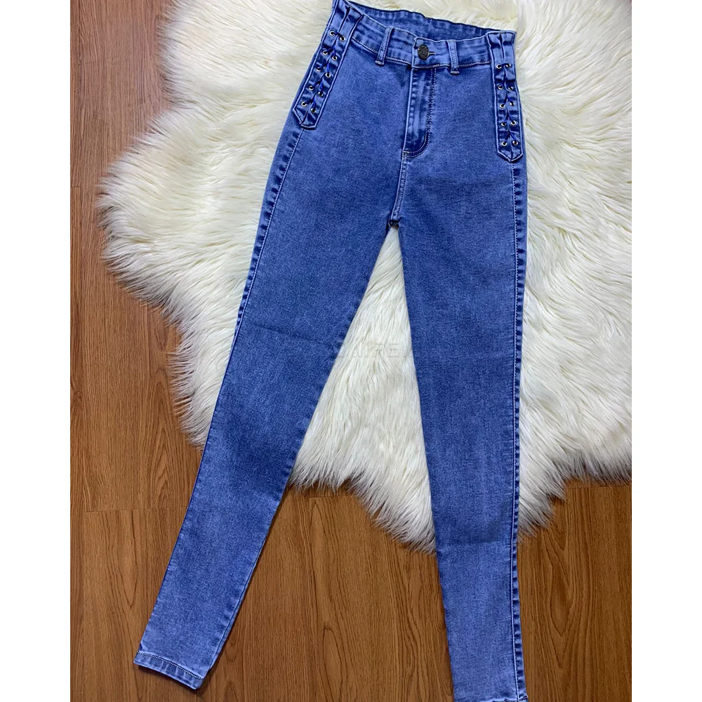 

Fashion Sexy High Waist Slim Fit Jeans for Women 2024 New Version Zipper Fly Perfect Hip to Body Adjustable Butt Lifter Pants