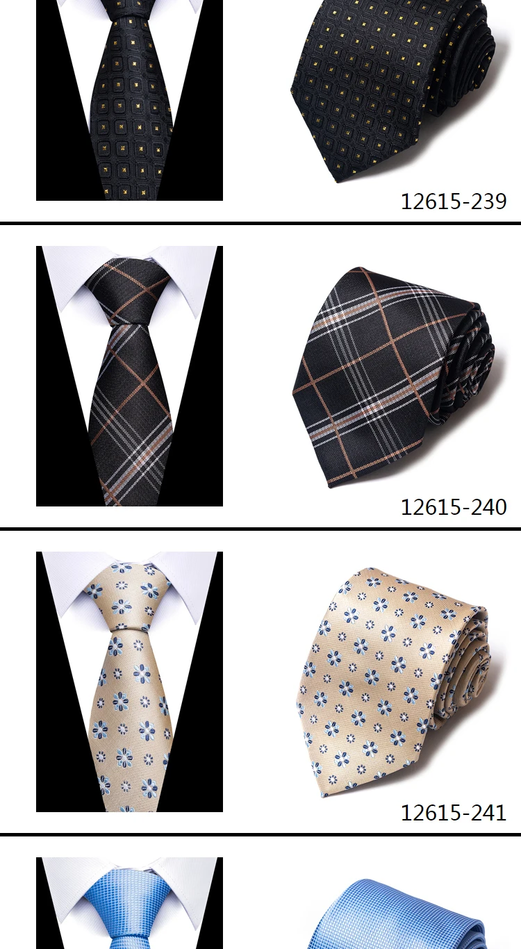 Viele Farben Neuester Stil Dropshipping Krawatte Herren Dunkelblau Hochzeitsaccessoires Gepunktete Performance-Krawatte Herren Krawatte Cravat – Detail 22
