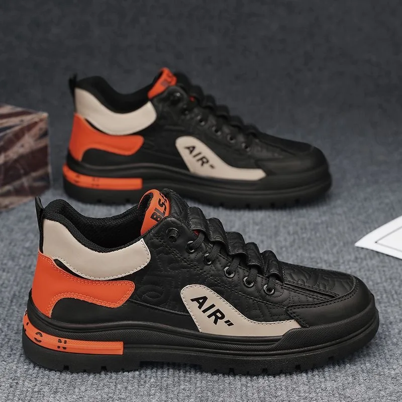 Brand Men's Sneakers High Quality Running Shoes for Men Comfortable Lace Up Flat Shoes Winter Outdoor Mens tennis Shoes 2025 New 2