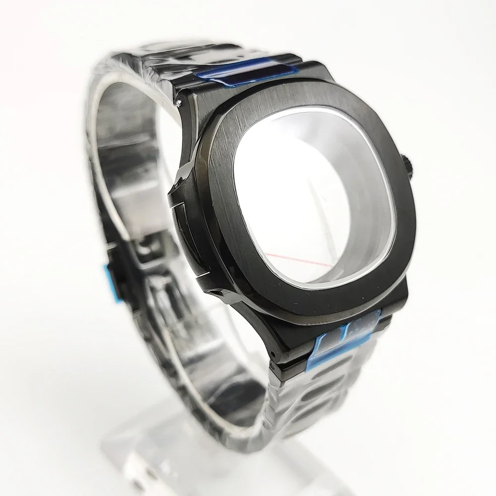 

Modification Parts PP Watch Case Kit Sapphire Nautilus Mechanical Watch Case Suitable for NH35/38 Movement