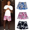 2024 Mesh Breathable Men Shorts GYM Basketball Running Quick-Drying Shorts Baggy Flame Print Fashion Shorts Summer Shorts 1