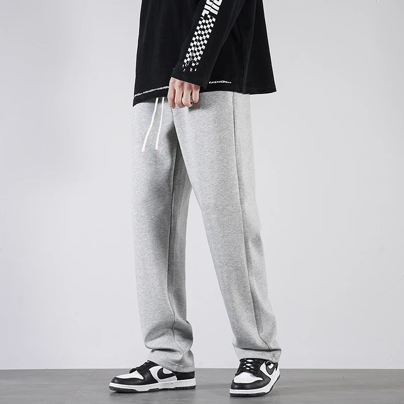 Autumn New Plus Size Men's Clothing 190 Tall Men's 110-115-120cm Long Legs Extra Long Men's Pants Straight Leg Casual Pants view 2