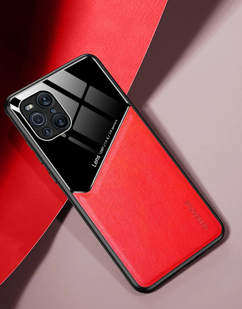 OPPO X3 -kotelo Zroteve-nahkakuvioinen pehmeäkehysinen PC-suojakuori Oppo Find X5 FindX3 Pro Neo FindX5 Lite -puhelimelle_voghion.com