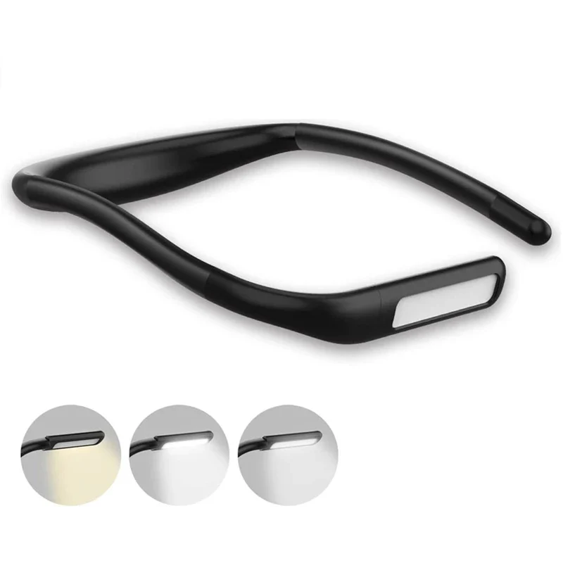 

High Quality USB Reading Lamp Neck Book Light Rechargeable HandsFree Durable LED for Camping Repairing Lighting Read Night Light