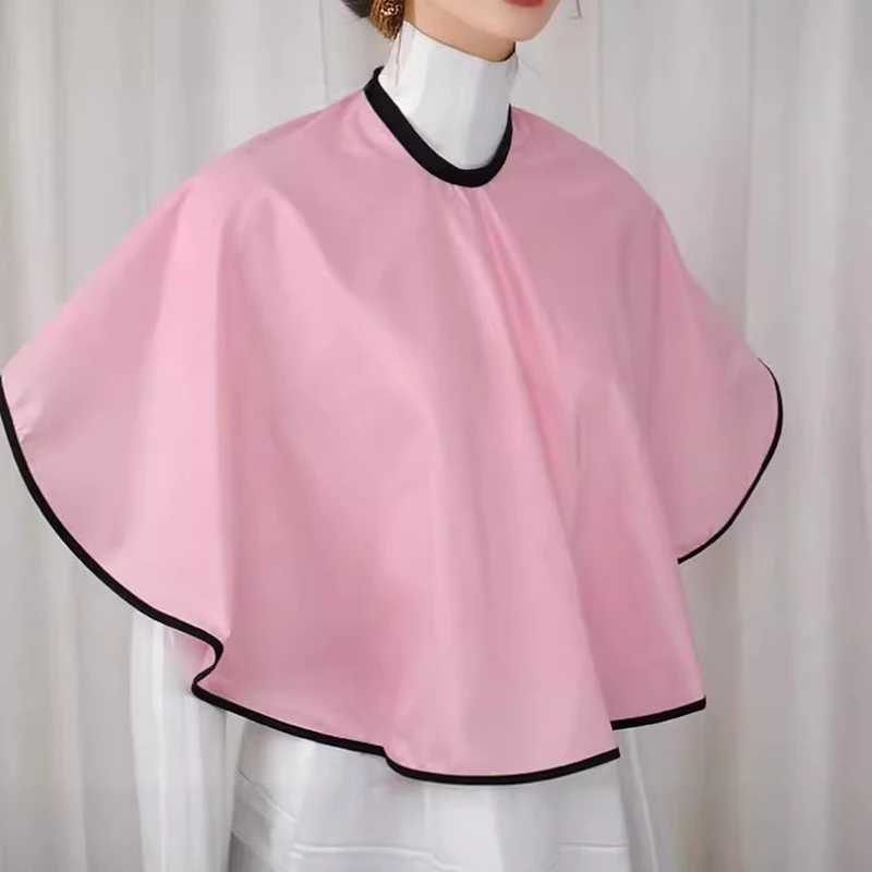  이발사 헤어 커팅 커버 재사용 가능 방수 염색 헤어 숄 헤어 스타일링 살롱 도구 미용 컬러 앞치마 스타일링 천