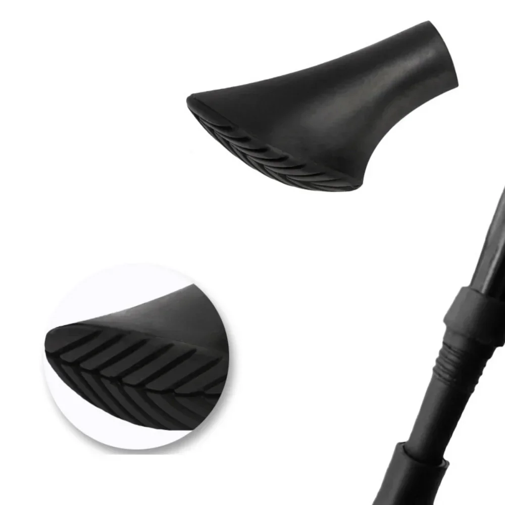 Walking Poles Cane Tip Protector Cap Pad er Replacement Tip Hiking Mountaineering Non-slip Rubber Sleeve Outdoor Climb Tools trekking pole tip protectors