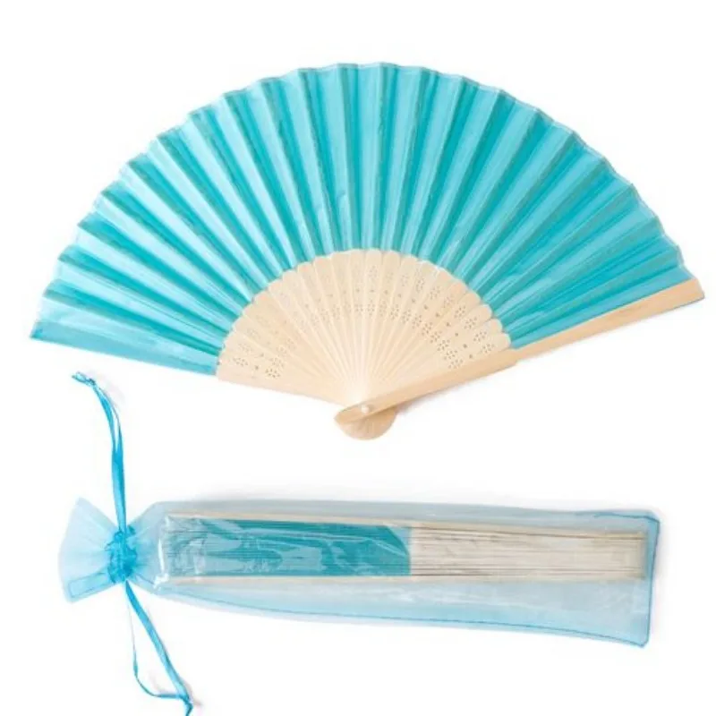 Personalized Engraved Silk Hand Fan Wedding Fold Fan Vintage Fans Customized Wedding Favor 20/40pcs Folding Hand Fan