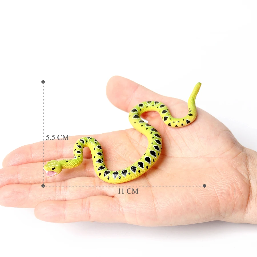 Realistische Wild Cobra Klapperschlange Python Cobra Schlange Boa Constrictor Coralsnake Wild Life Tiermodell Figuren Party Favor Dekor – Detail 3