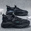 Men's Casual Shoes 2025 Spring Summer Hollow Out Breathable Mesh Shoes Comfortable Platform Lightweight Sneakers Tenis Masculino 2