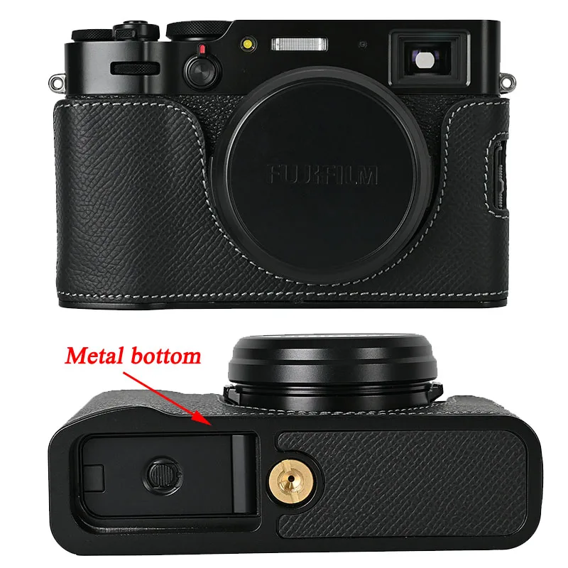 本革カメラケース 富士フイルム FUJIFILM x100VI/x100 6用 本革カメラケース 富士フイルム FUJIFILM x100VI/x100 6用