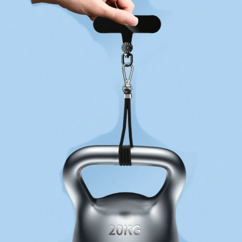 Luxurious 360° Rotatable Detachable Phone Lanyard with Metal Snap Clip