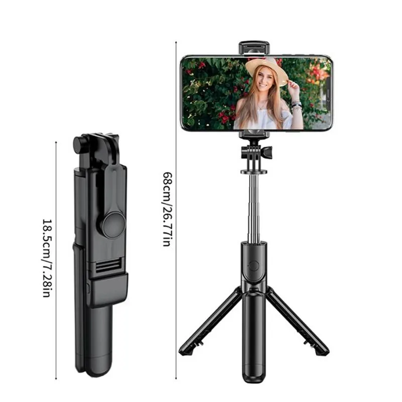 Roreta Wireless Tripod Selfie Stick with Bluetooth Control