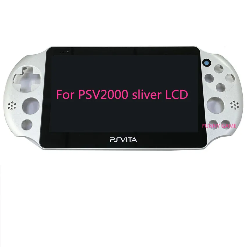 6色オリジナルブラック交換用液晶psヴィータpsv psvita 2 2000 psv 