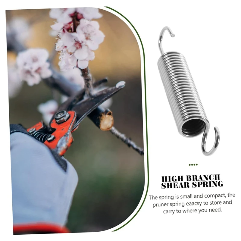 10 Pack Steel Scissor Spring Replacement Spring Silver For Pruning Shears Small Spring Replacement Spring For Pruning Shears 3