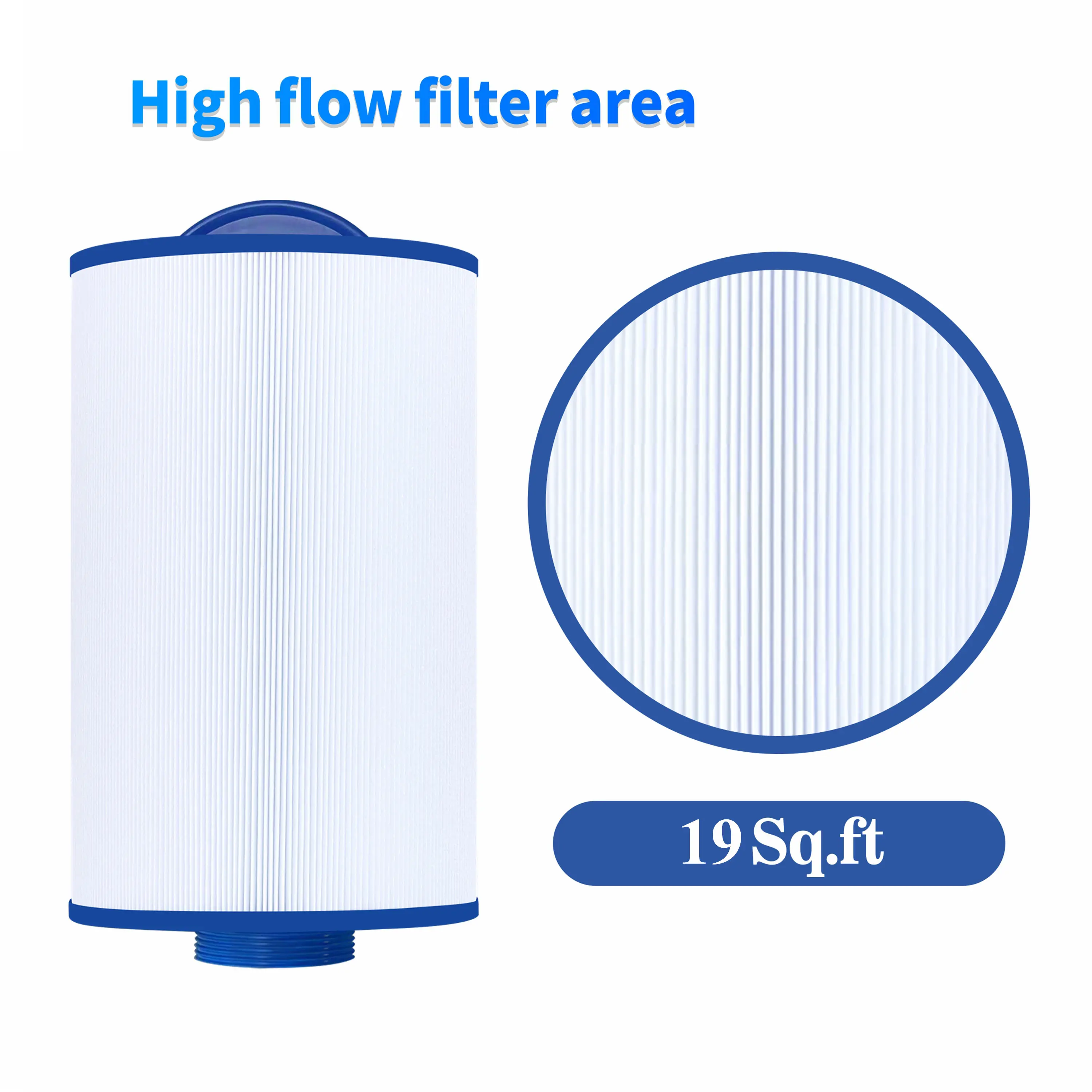 Cryspool Spa Filter Compatible with 4CH-21, PTL18, PDM25P4, PTL18P4, FC-0121, 5-238, SD-00845, 19sq.ft, 2 Pack
