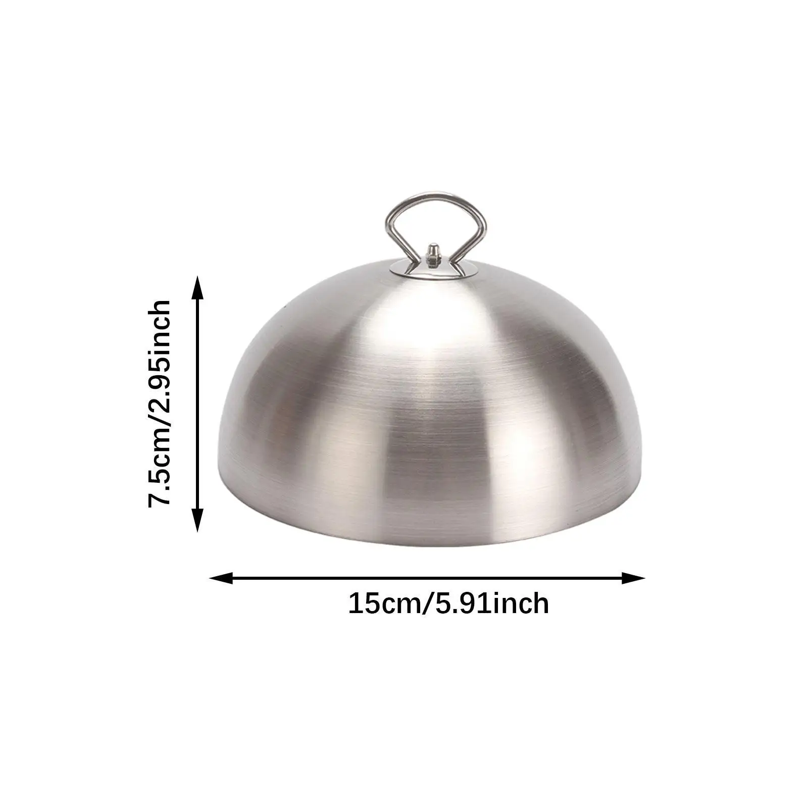 Basting Cover Cheese Melting Dome Stainless Steel Griddle Burger Cover Food Cover for Steak Sandwiches Kitchen Burgers Steaks