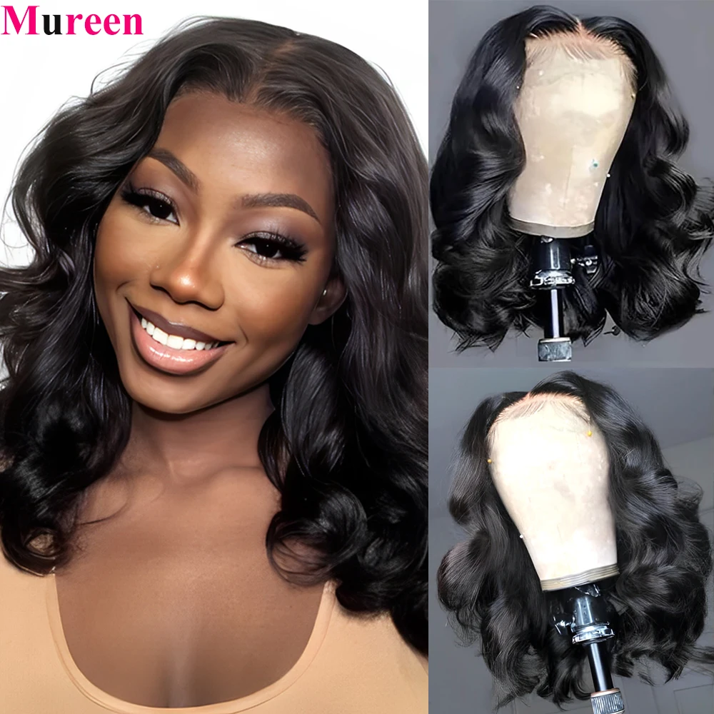 250% Density Bob Wig Body Wave Wear And Go Glueless Wigs For Women Ready To Wear Human Hair Wigs 4x4 Lace Closure Wig Human Hair
