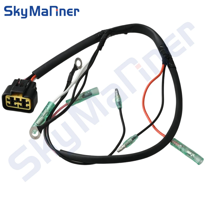 

6F5-82590 Wire Harness Assy 6F5-W8258 For Yamaha Outboard Motor 2T 40HP 40J 40G E40J E40G 6F5-82590-00 6F5-W8258-00 Boat Engine