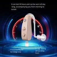 Elderly Deaf Rechargeable Digital High-Power Hearing Aid Sound Amplifier, Intelligent Noise-Cancelling Headphones Volume Amplifi 1