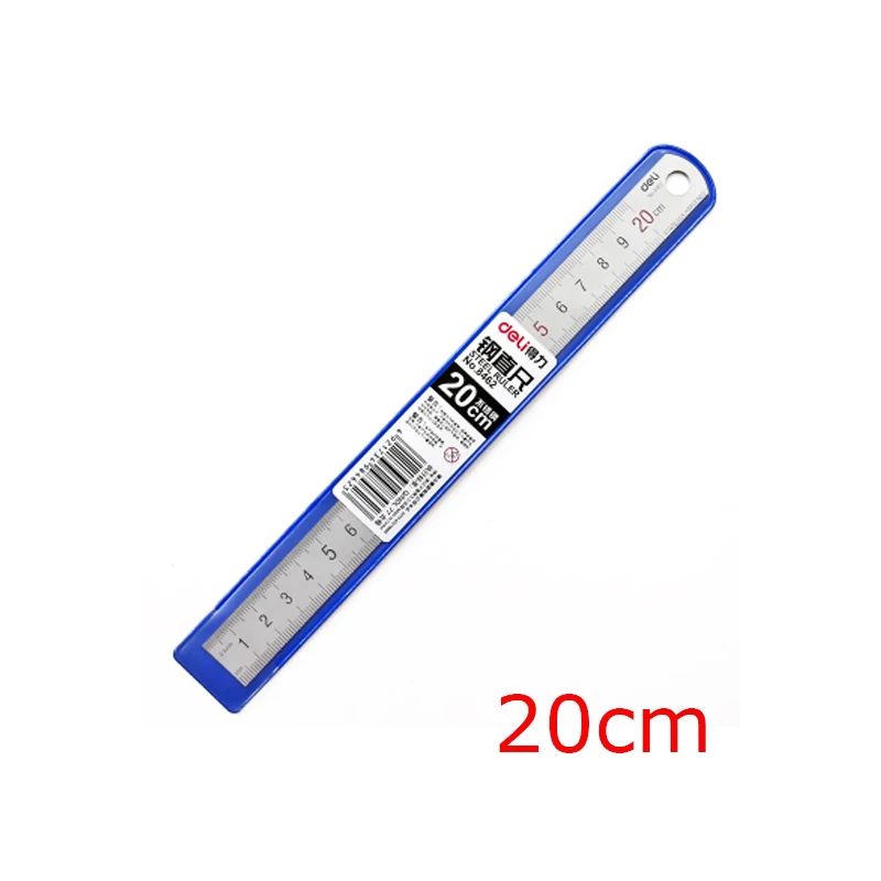 Precision Stainless Steel Metric Ruler for Professional Measuring and Drawing