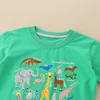 Jumping Meters 2-7T Girls T Shirts With Animals Short Sleeve Summer Baby Clothing Fashion Baby Shirts Tops Kids Wear 3