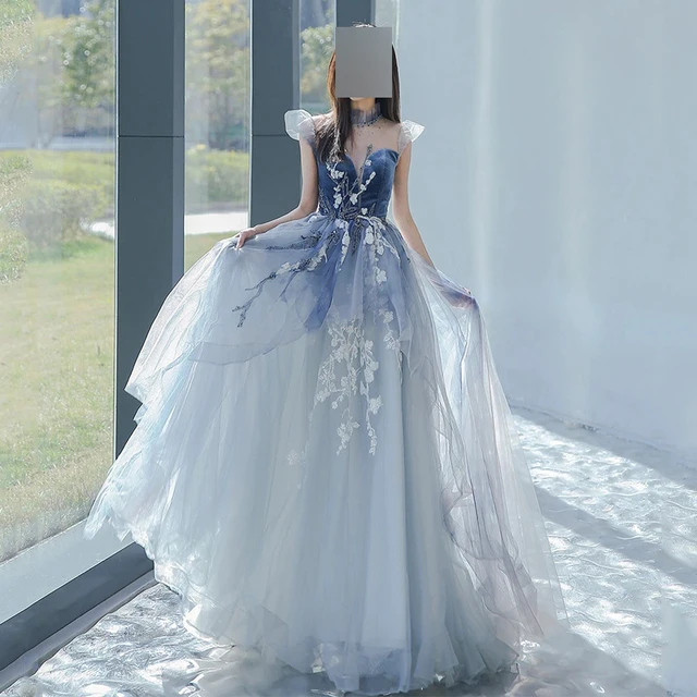 Vestido De Fiesta Mujer Elegante Noche Vtidos De Baile De