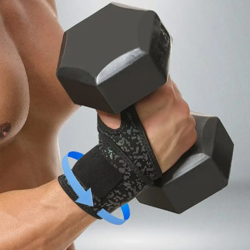 Daumen- und Handgelenkstütze mit verstellbarem Riemen, leichte, atmungsaktive Handgelenkstütze für Basketball, Badminton, 69HD – Detail 8