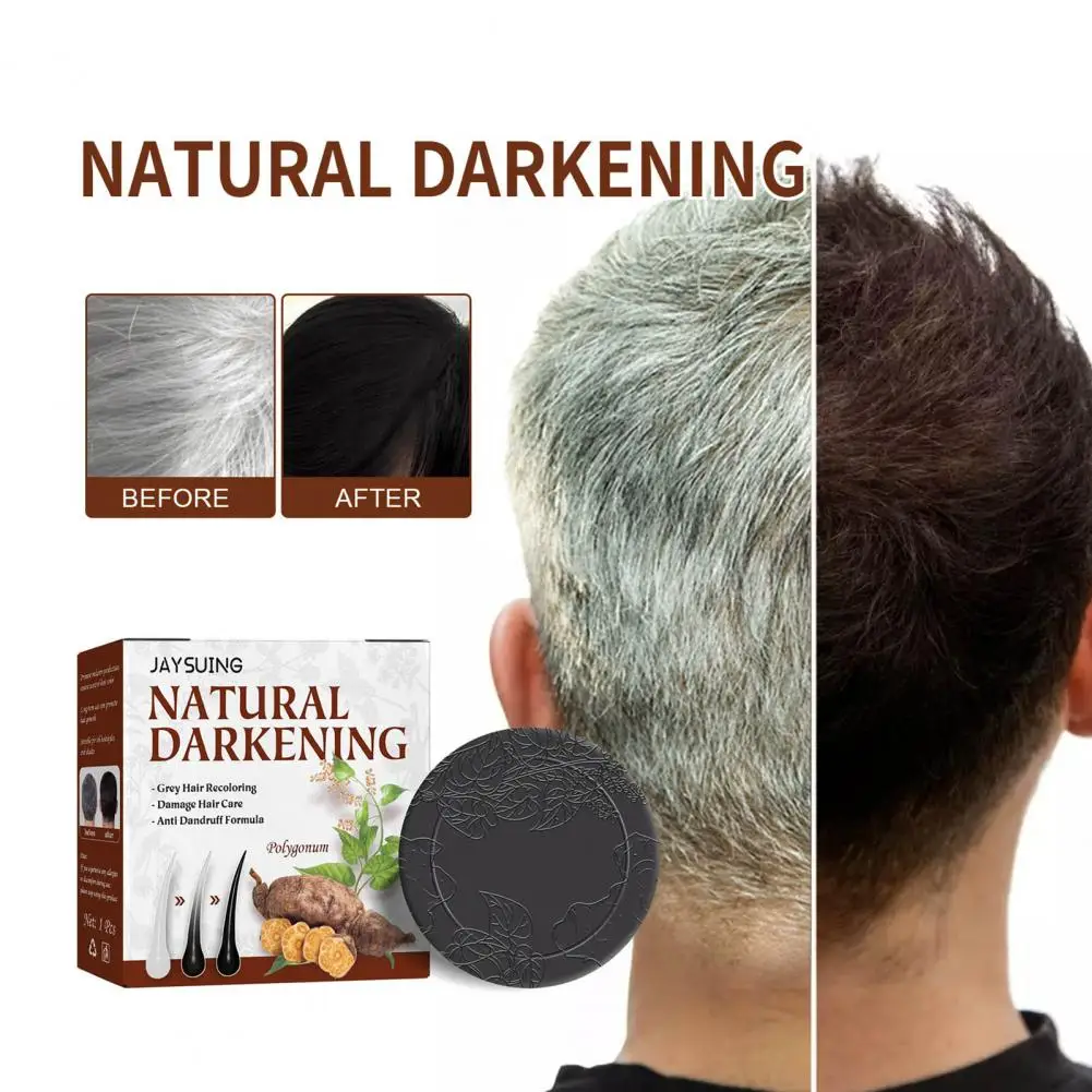 

Hair Soap Bar Darken Colors Shampoo Soap Strengthen Hair Shiny Soft Solid Bar Fashion Anti-Hair Loss Shampoo Bar for Adult