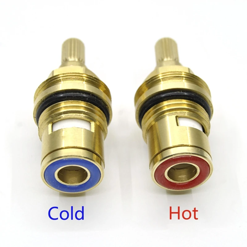 1/2" 20 Faucet Cartridge Teeth Universal Tap Valves Brass Ceramic Cartridge