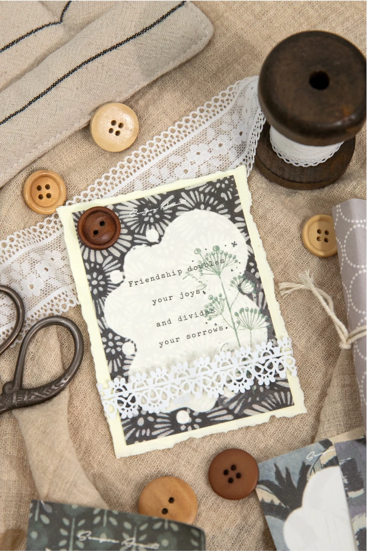 Journal GO 100 Seiten Notizen aus dem Pine Grove Scrapbook, Dekorationsmaterial, Papier, Collage, Junk Journal, DIY, Hintergrundpapier, Notizblöcke – Detail 12