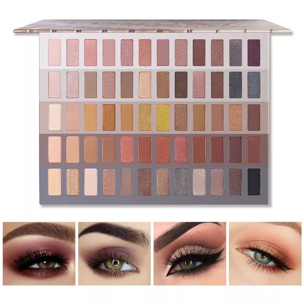 60 Colors Eyeshadow Palette Shimmer Smoky Pigment Matte Shadows Fashion Beauty Cosmetics eye shadow eye shadow plate