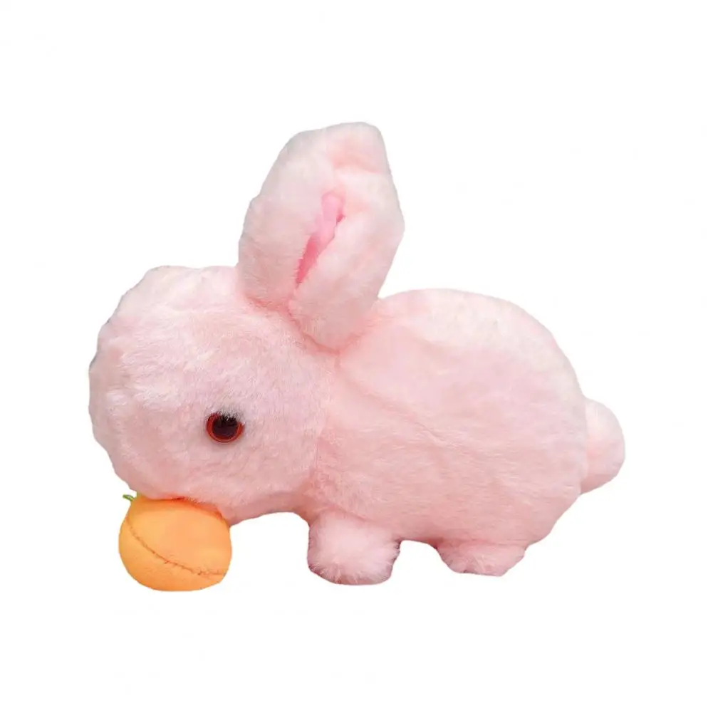 

Плюшевый кролик, 22 см, 3D глаза, мультяшный кролик, съесть морковь, плюшевое украшение, полипропиленовый хлопок, Мягкое Животное, Пасхальный кролик, кукла, детская игрушка