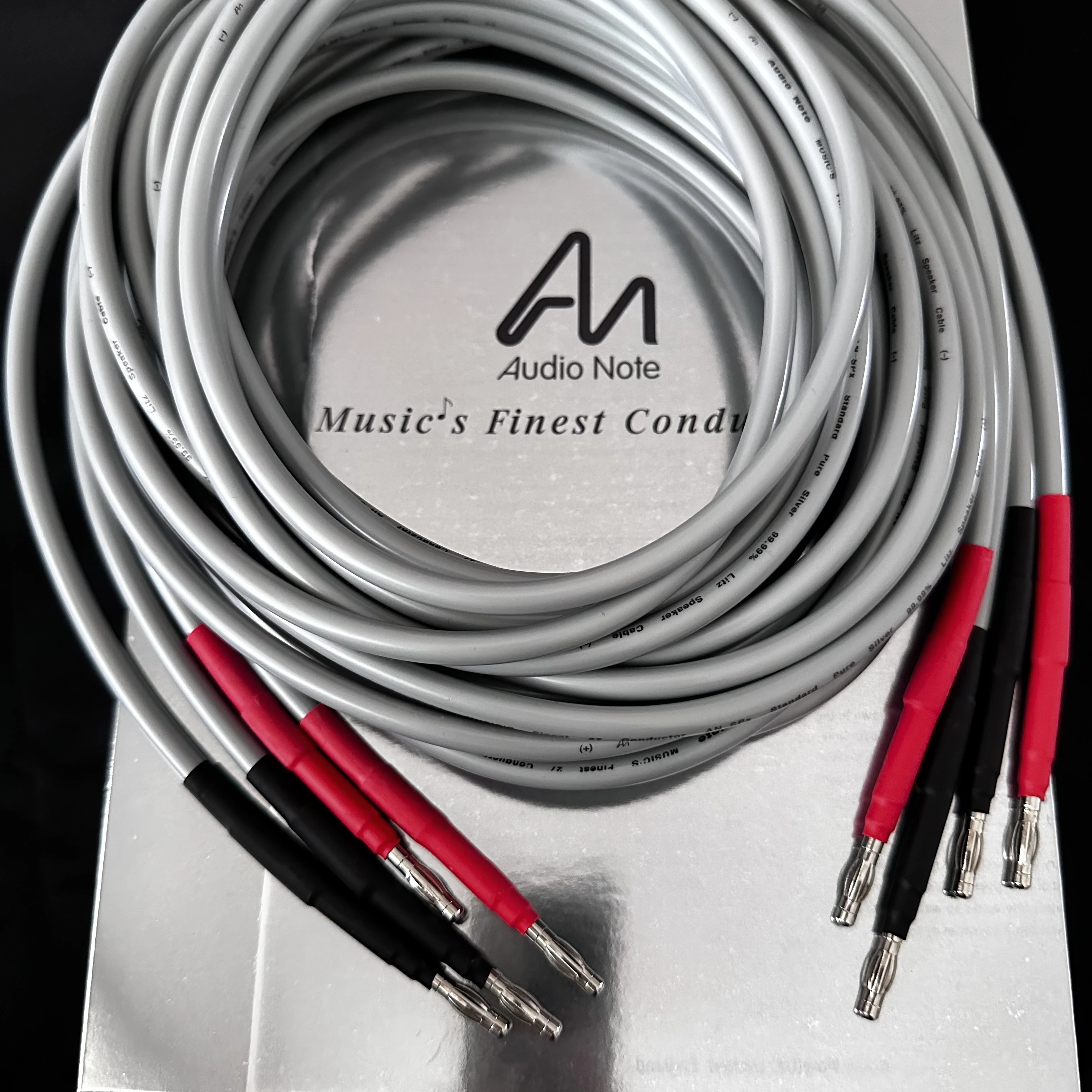 Cable de altavoz HiFi 4 A 4, conector de Audio Note AN-SPXII U Spade a  Banana, con caja - AliExpress