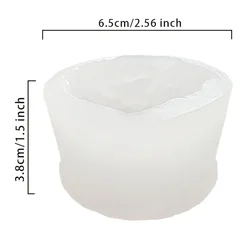 Floral Silicone Mold for DIY Crafts - Intricate Petal Design, Ideal for Jewelry and Candle Creation (Knx)