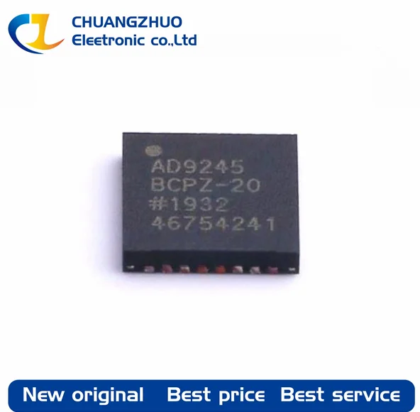 

1Pcs New original AD9245BCPZ-20 AD9245BCPZ 2.7V~3.6V 14Bit 20MHz Parallel LFCSP-32 Analog To Digital Converters