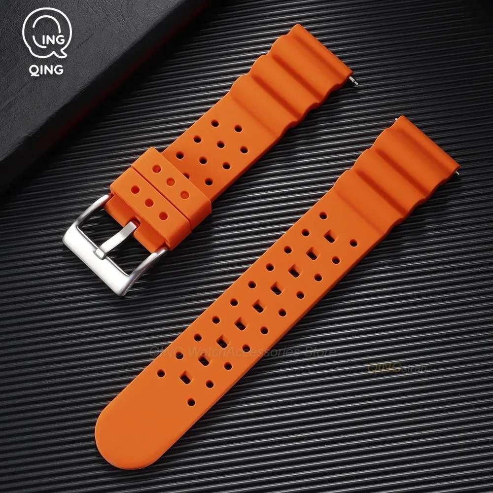 Universal Quick Release Silicone Watchband - Soft, High-Quality Replacement Strap