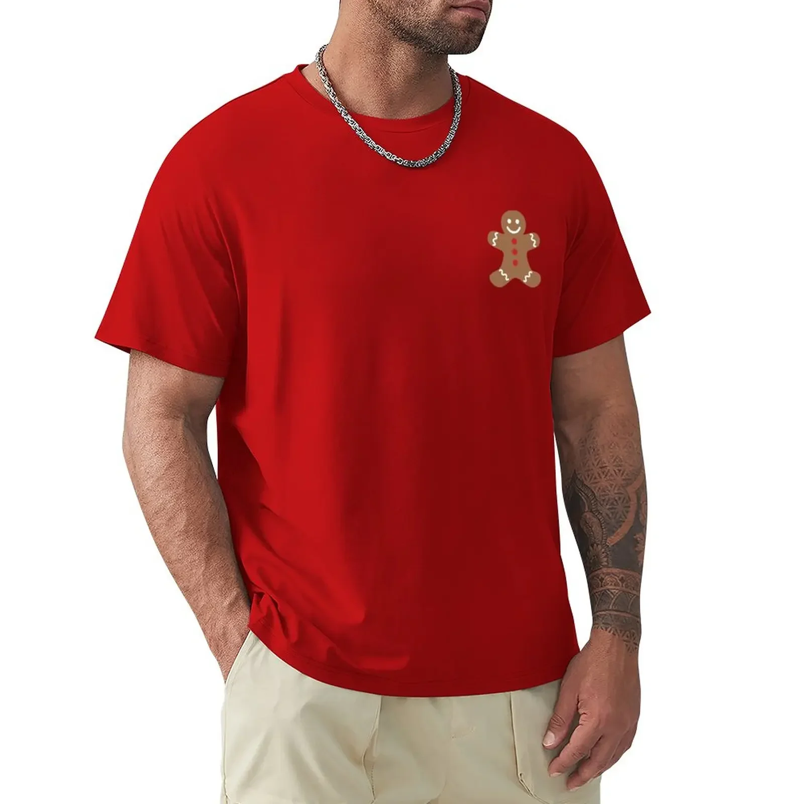 

Gingerbread man T-Shirt Short sleeve tee Blouse tees Short sleeve tee men