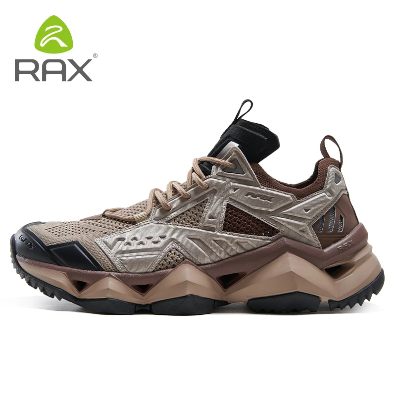 

RAX Running Shoes Men&Women Outdoor Sport Shoes Breathable Lightweight Sneakers Air Mesh Upper Anti-slip Natural Rubber Outsole