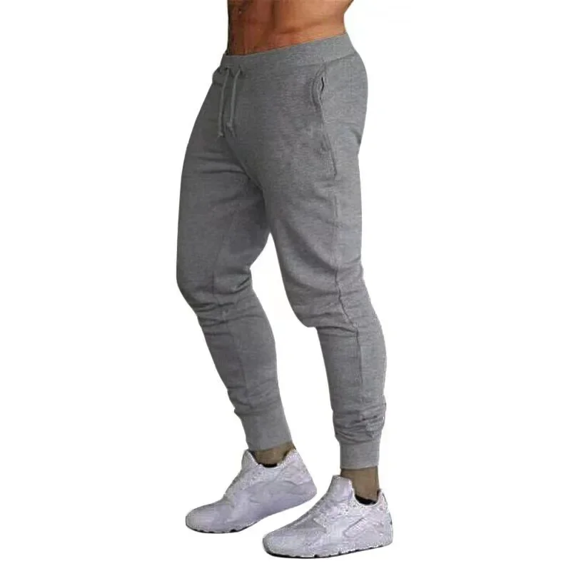 2024 New Jogging Men Sport Sweatpants Running Pants Pants Men Joggers Cotton Trackpants Slim Fit Pants Bodybuilding Trouser 5