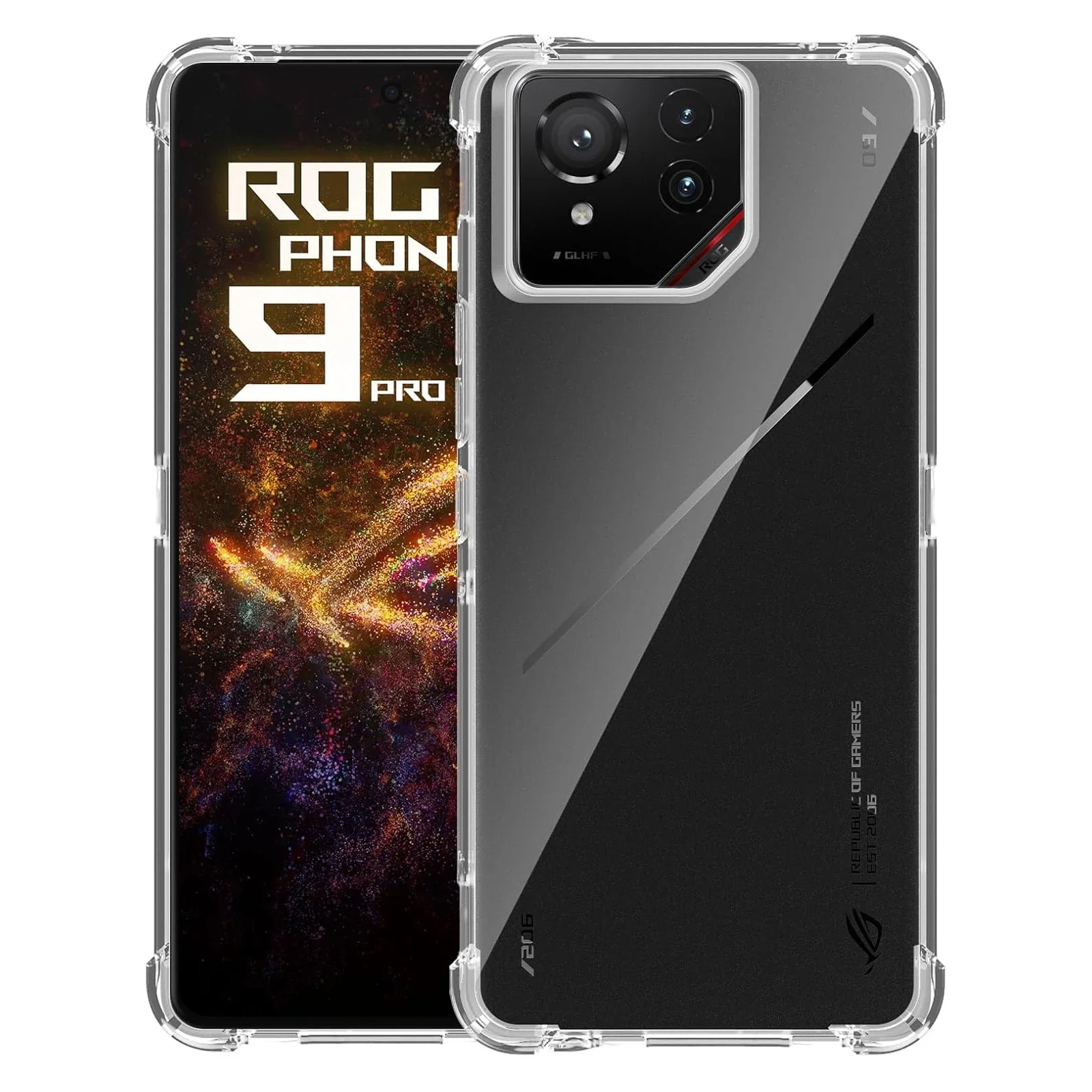 Soft TPU Transparent Shockproof Phone Case with Airbag Protection