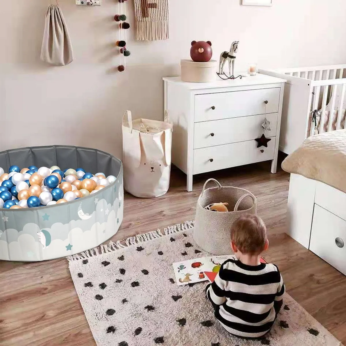 Baby Indoor Tent Ball Pool Bebe Ocean Balls Pit Portable Playground Playpen for Children Large Kids Baby Park Camping Dry Pool 3