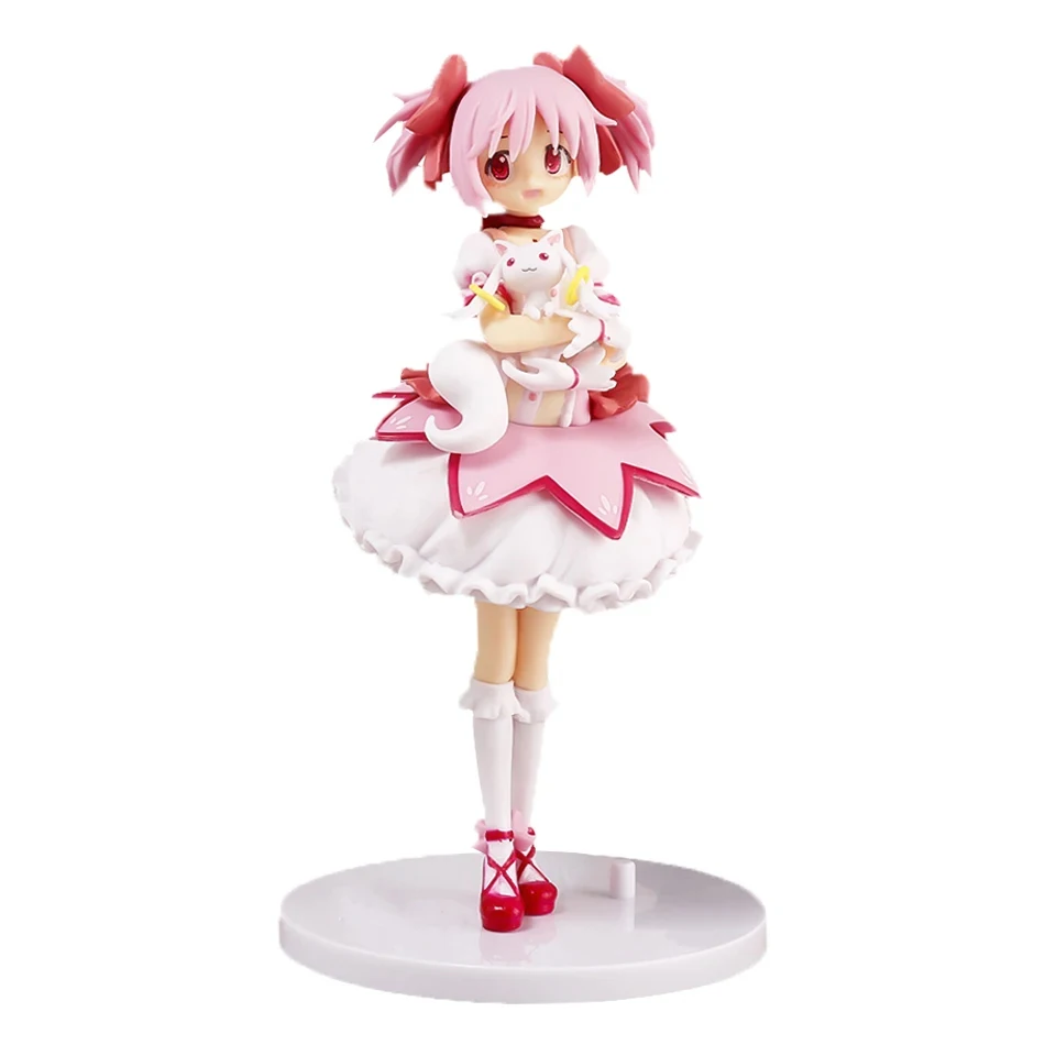 Anime Magical Girl Figurine: Adorable Madoka & Homura Collectible Statue