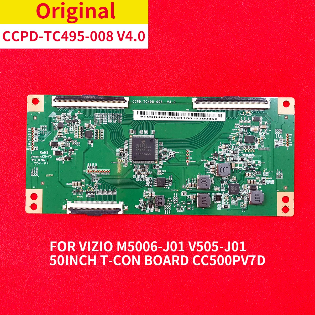 

100% Testing Work New Original Logic Board CCPD TC495-008 V4.0 For 50inch T-con Board CC500PV7D VIZIO M5006-J01 V505-J01