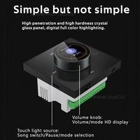 Home bluetooth amplifier smart home audio mini in wall amplifier 86 type FM USB TF music host Ceiling Speaker Audio Panel System 4