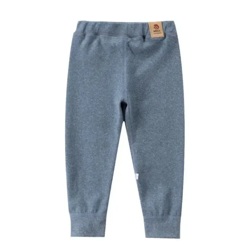 Pantalones cálidos de lana de talla grande para niños y niñas, mallas de terciopelo de invierno, pantalones básicos para bebés, Calzoncillos largos gruesos - Imagen 5
