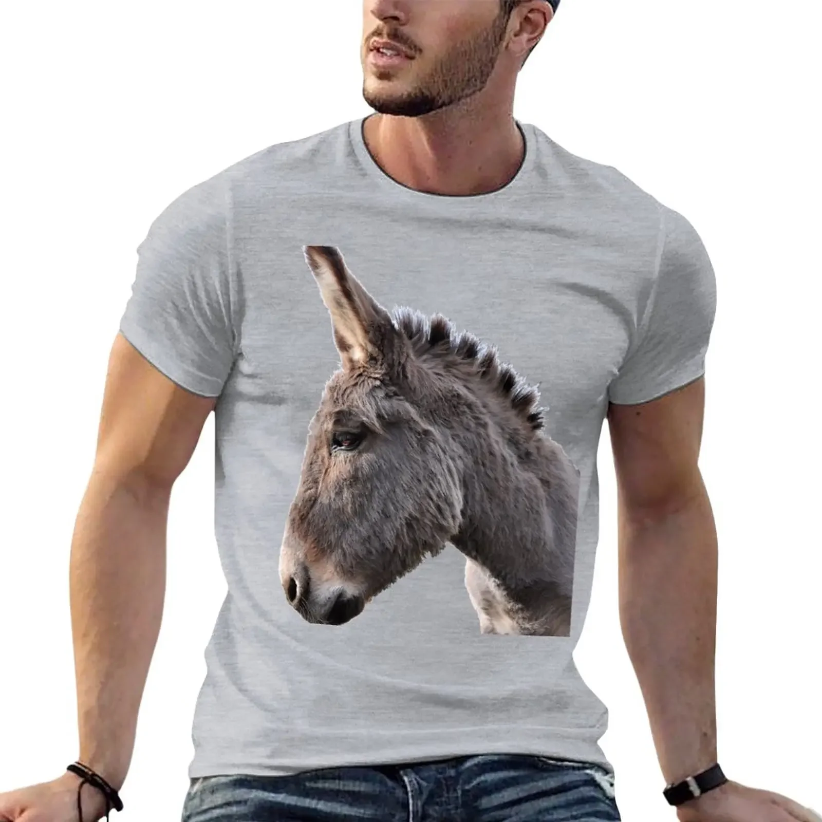 

Donkey T-Shirt aesthetic clothes plus size tops plus sizes slim fit t shirts for men